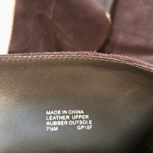 Knee-high, suede boots - Picture 3 of 3